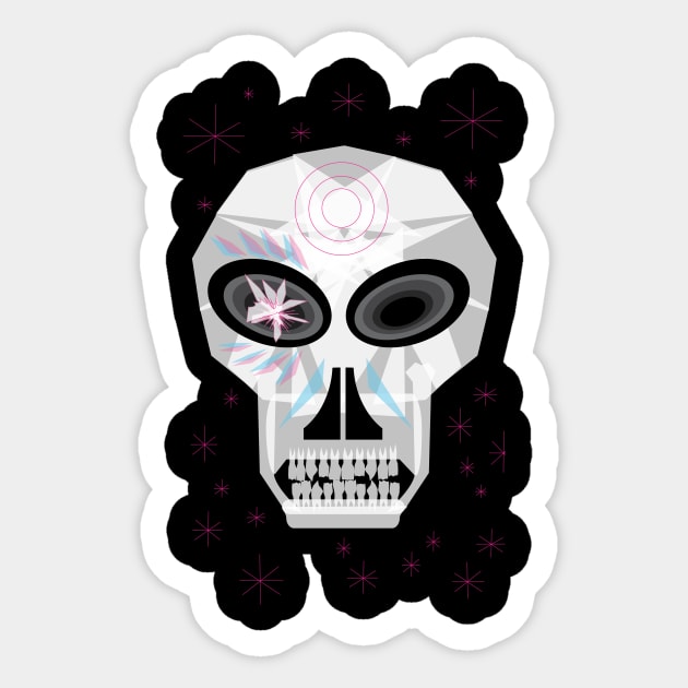 Crystal Skull Sticker by riomarcos